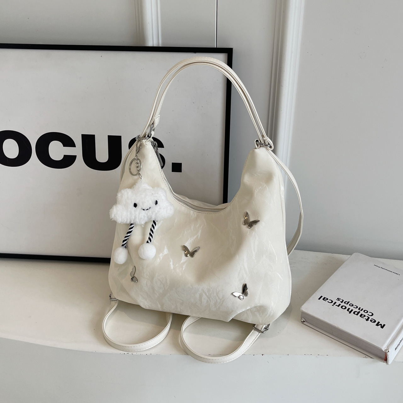 New Simple And Cute Handbag Designer Crossbody Bag With High-end Texture Large Capacity Crossbody Body Summer Niche Simple Handheld Shoulder Bag Handb