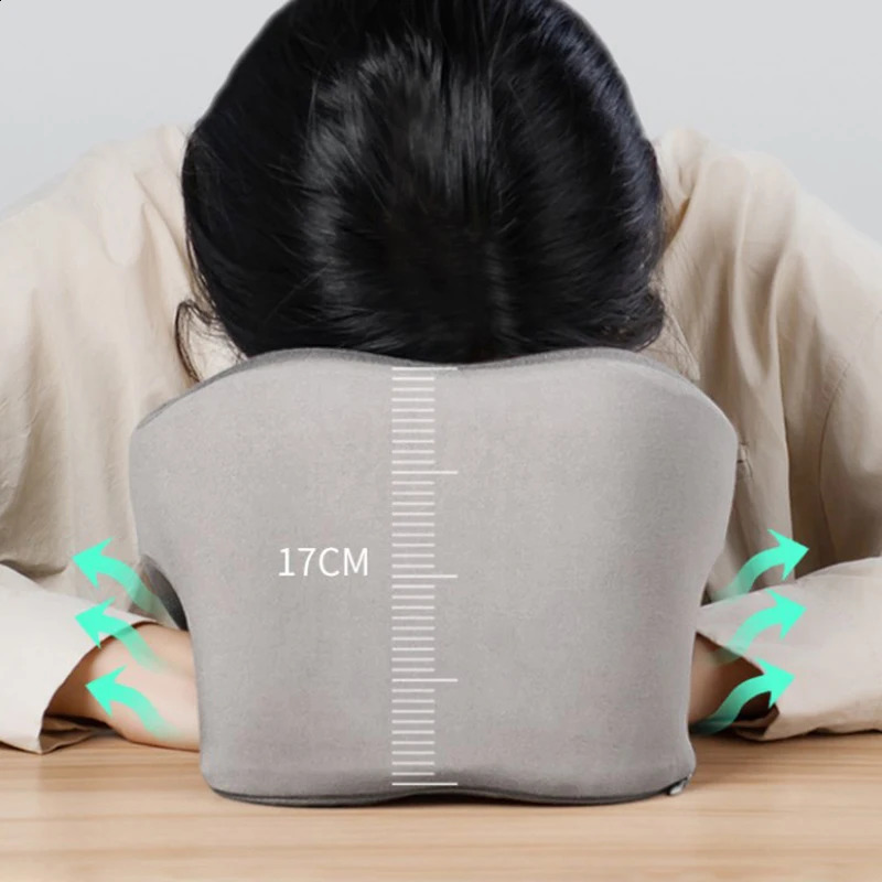 Travel Pillow U-Shape Pure Memory Foam Neck Pillow For Airplane Office Nap Cervical Pillows Flight Sleeping Head Neck Support 250423