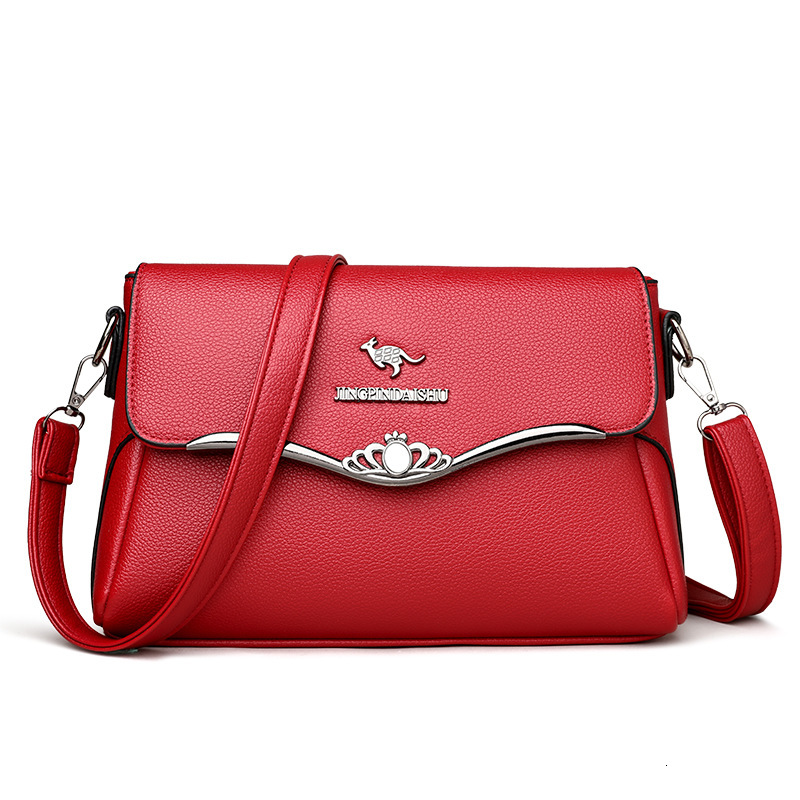 2025 High-end Designer Crossbody Bag Genuine Soft Leather New Korean Fashion Women's Light Luxury Crossbody Bag With Large Capacity For Middle-ag