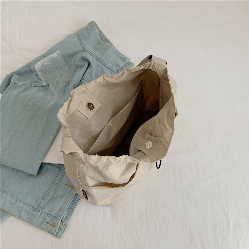 2025 Women's Leisure Personalized Design Shoulder Bag New Fashionable Fabric Single Shoulder Large Capacity Handbag Class Commuter Crossbody Bag 