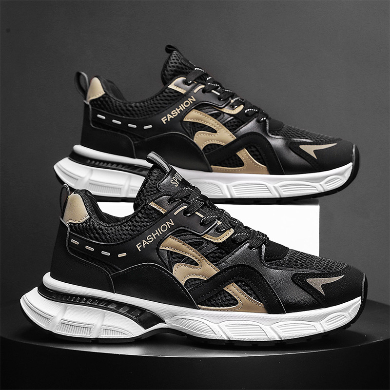 Men Sports Breathable Trendy Versatile Athleisure Style Running Shoes Sneakers fashion