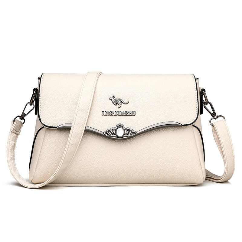 2025 High-end Designer Crossbody Bag Genuine Soft Leather New Korean Fashion Women's Light Luxury Crossbody Bag With Large Capacity For Middle-ag