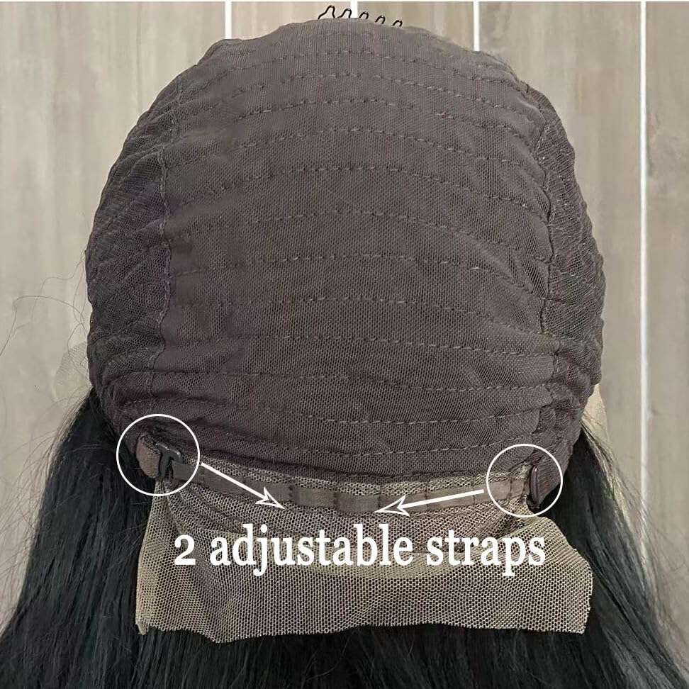 AIMEYA 13X6 Front With Baby Black Long Body Wave Lace Wig Heat Resistant Synthetic Hair Daily Use Natural Looking