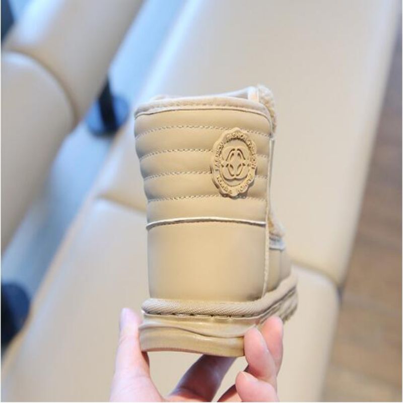 Children's Thick Fleece Snow Boots - Unisex Winter Edition with Warm Material for 2024
