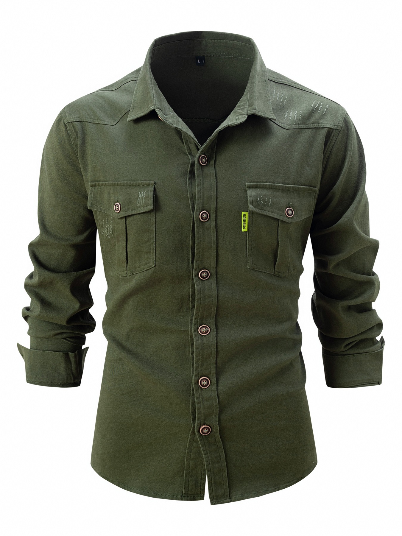 Mens Formal Long Sleeve Casual Europe Size Shirts Polyester Cotton Premium High Quality Business Shirt Autumn Winter Button Lapel Business Tops Blouse