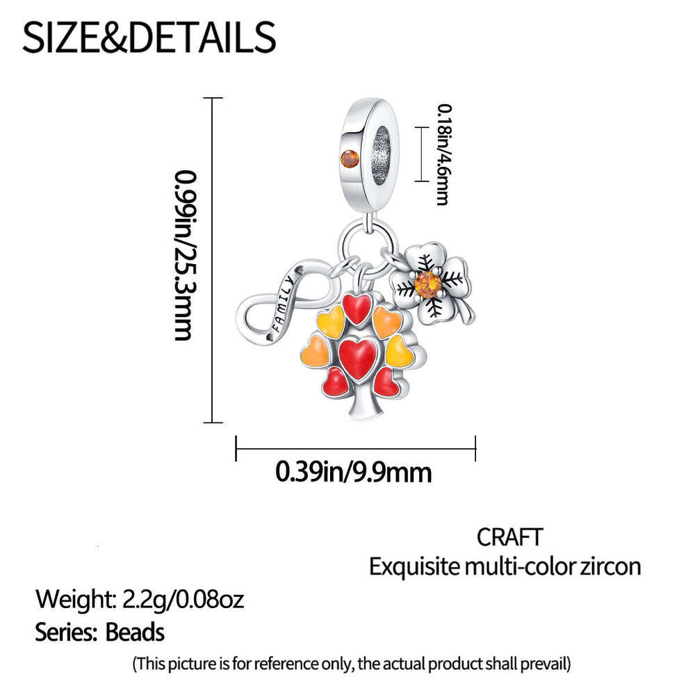 New 925 Sterling Silver Charm Tree of Life pendant beads Fit Charms Silver 925 Original Bracelet DIY Jewelry Making For women Gifts