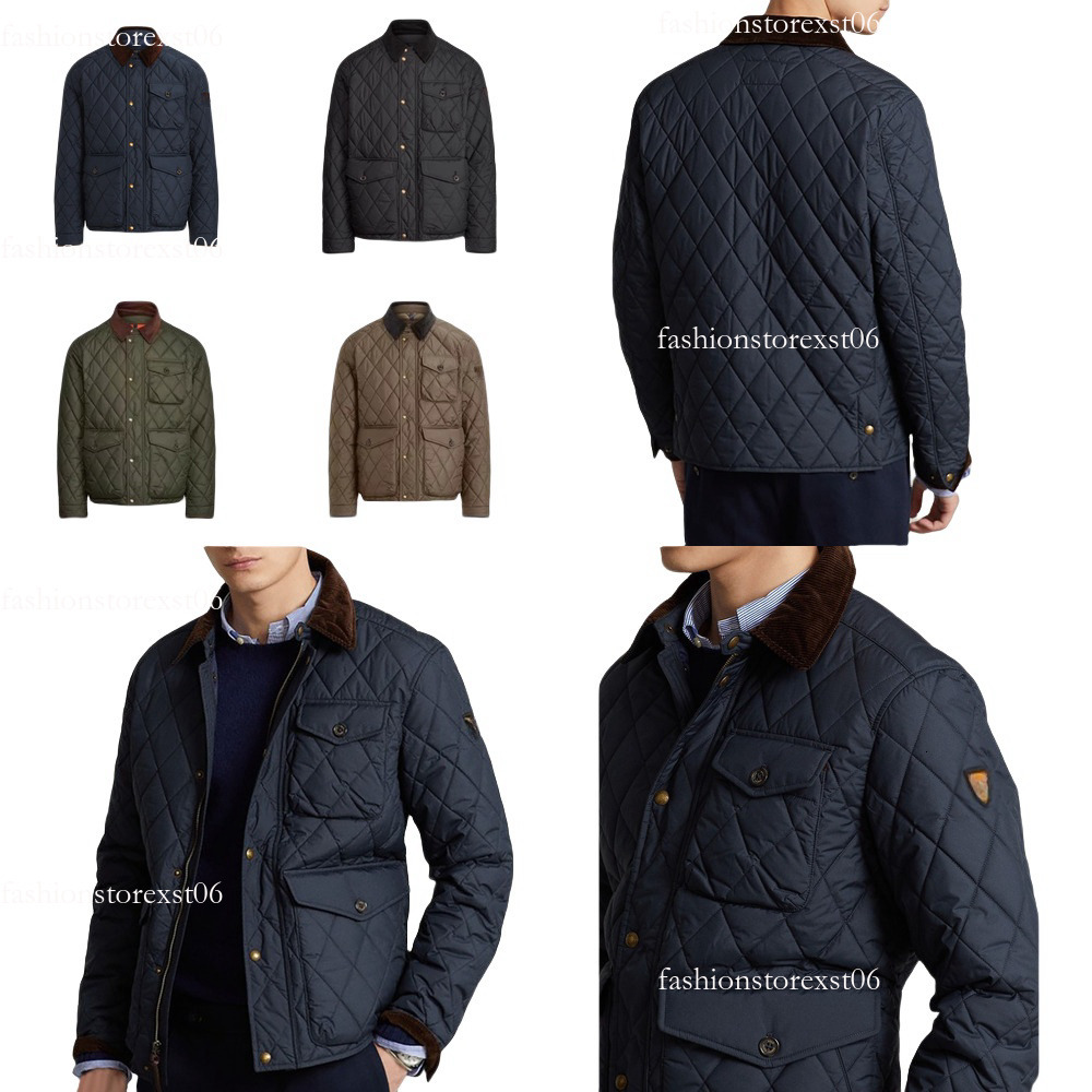 designer jacket Mens 2025 polo mens jacket Winter New Collection Commuter Classic Anti Staining Quilted jacket Star style high grade top