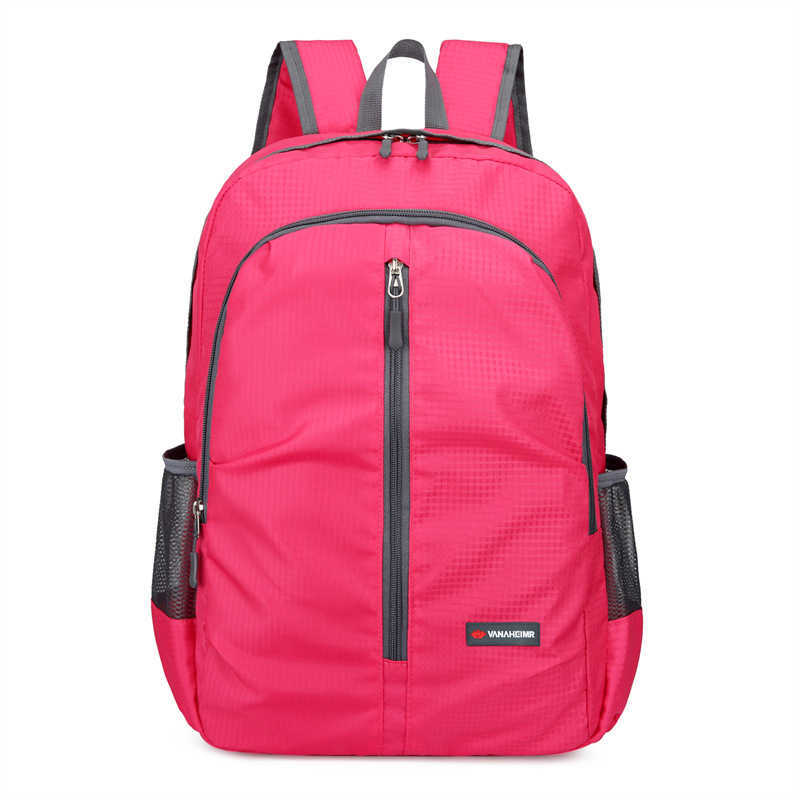 CMM Summer Backpack Outdoor Leisure Sports Backpack Lightweight Large Capacity Folding Bag