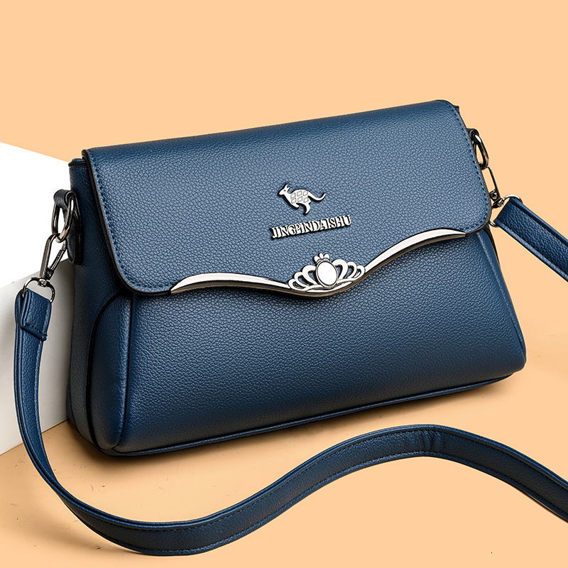 2025 High-end Designer Crossbody Bag Genuine Soft Leather New Korean Fashion Women's Light Luxury Crossbody Bag With Large Capacity For Middle-ag