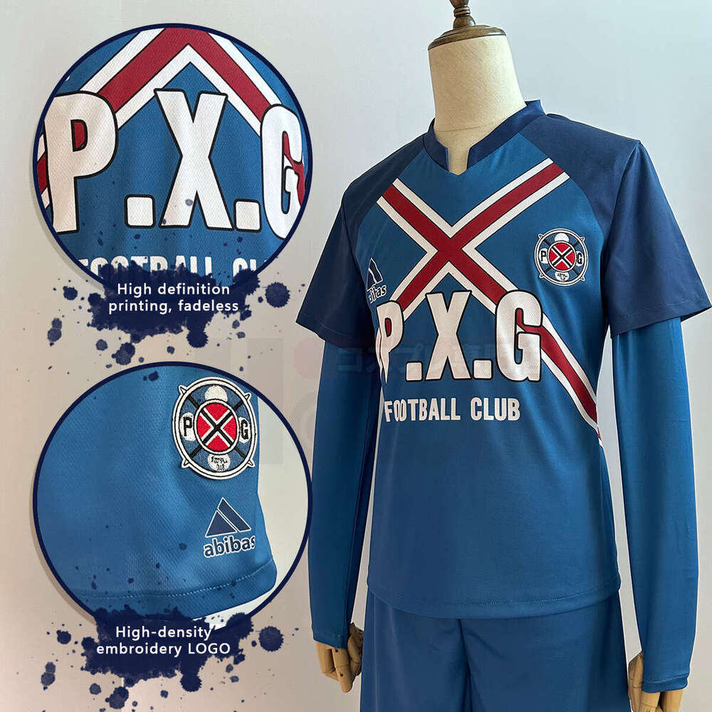 HOLOUN Blue Lock Anime Rin Itoshi Shidou Ryusei Charles Karasu Cosplay Costume P.X.G Jersey Wig Football Uniform