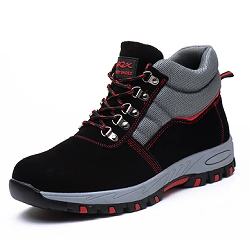 High Quality Men Steel Toe Cap Safety Boots Work Shoes Men Puncture-Proof Work Boots Safety Shoes Male Work Shoes Men 240904