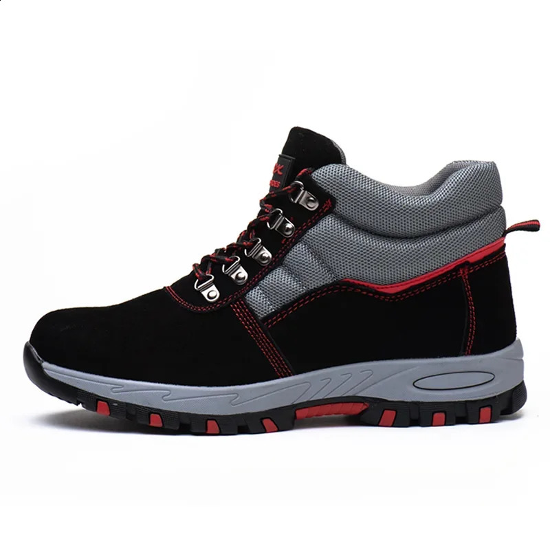 High Quality Men Steel Toe Cap Safety Boots Work Shoes Men Puncture-Proof Work Boots Safety Shoes Male Work Shoes Men 240904