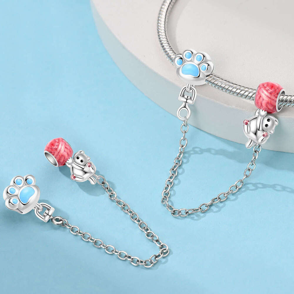 New Family Style 925 sterling silver Cat Beads charms Fit Original Bracelet DIY Accessories Jewelry For women's Gifts