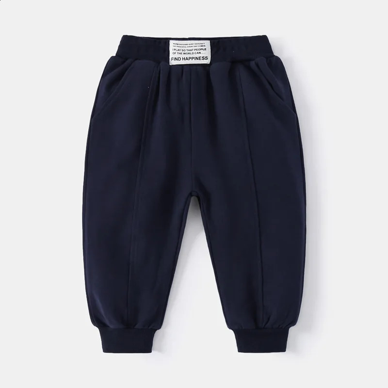 Autumn Children Boy Jogger Pants Cotton Letter Sticker Little Boys Sports Pant Loose Korean Casual Kids Baby Boy Sweatpants 240906