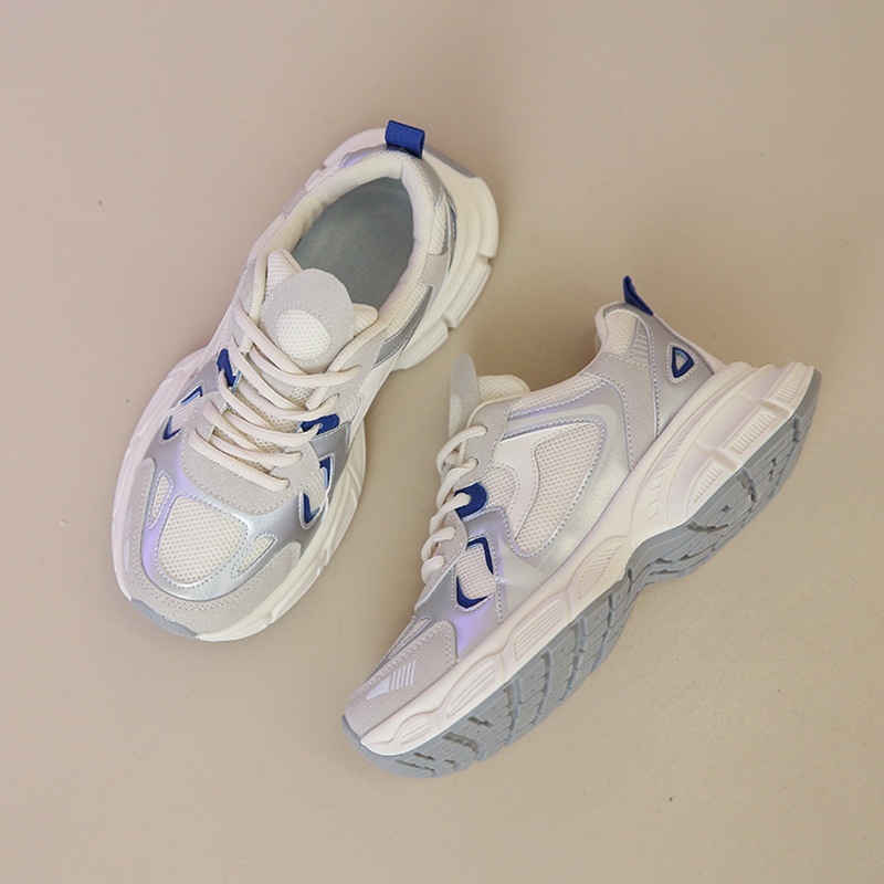 Women Sports Thick Sole Clunky Shoes Mesh Breathable Sneakers Versatile fashion