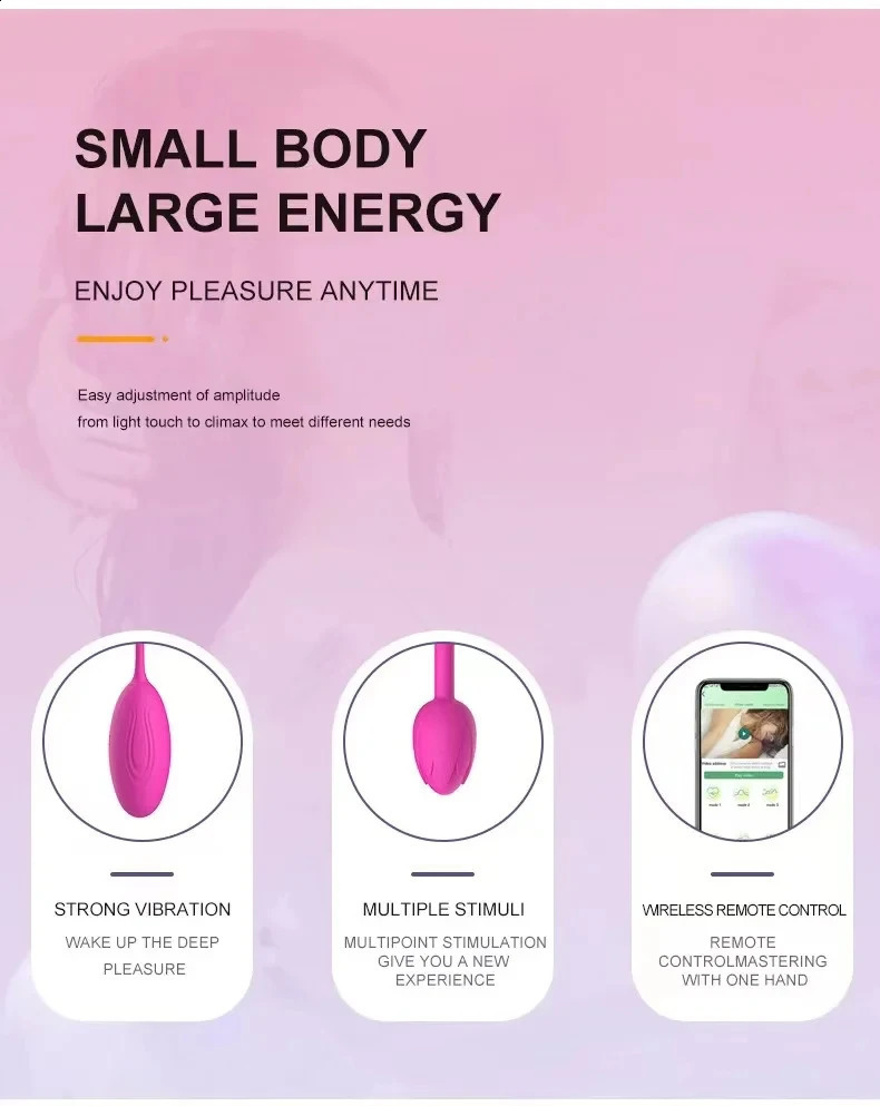 Sex Toys For Woman APP Remote Control Vibrator Egg for Women Clitoris Simulator G-Spot Vagina Vibrating Ball Kegel Trainer Wear 240904