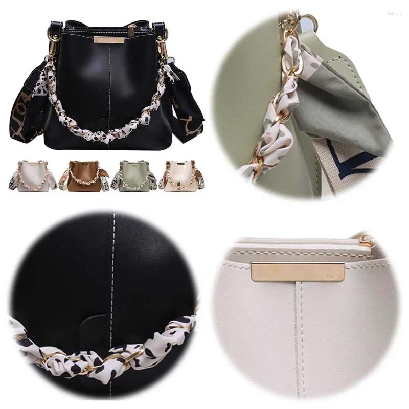 3 Bag Chain Shoulder PU Leather Trendy Crossbody Large Capacity Top Handle With Wide Strap For Women 4