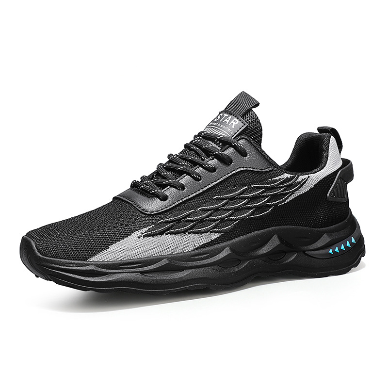 Men's Running Shoes: Breathable Sports Sneakers for Trendy, Versatile 2024 Style f6b9
