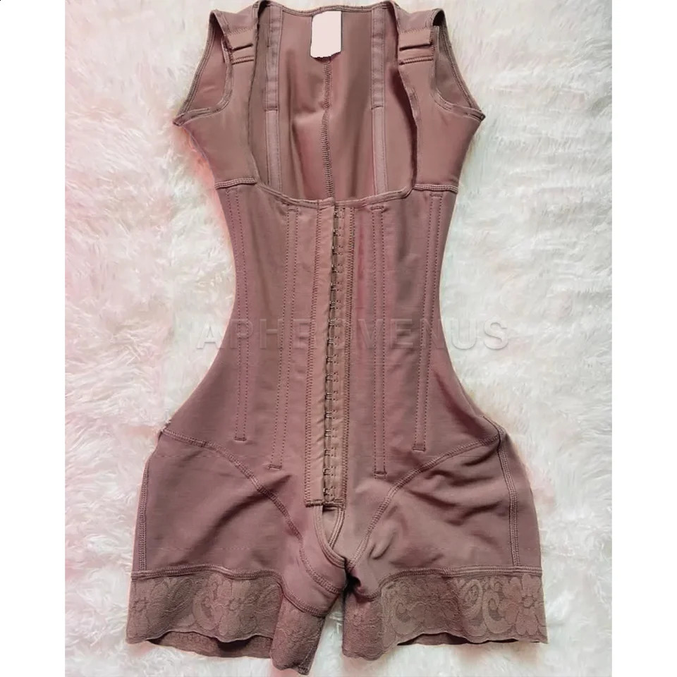Fajas Colombia high compression weight loss suit with bone waist trainer body shaping surgery hip lift body shaping device 240913