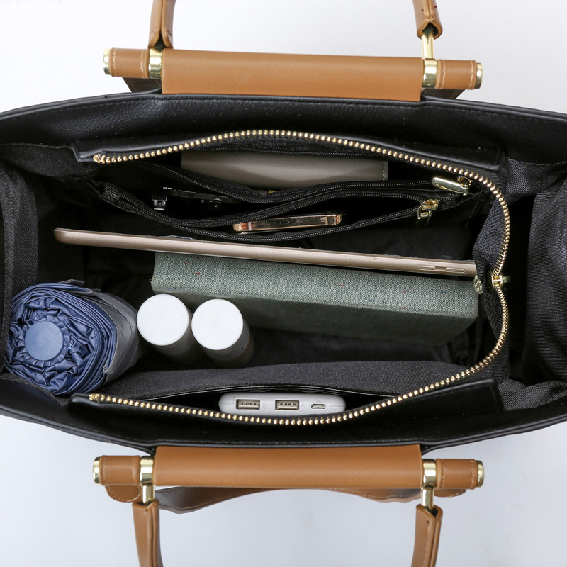 New Designer Bag Handbag Fashionable Commuting Large Capacity Emed Letter Women's Handbag Adjustable Shoulder Tote Bag Trendy