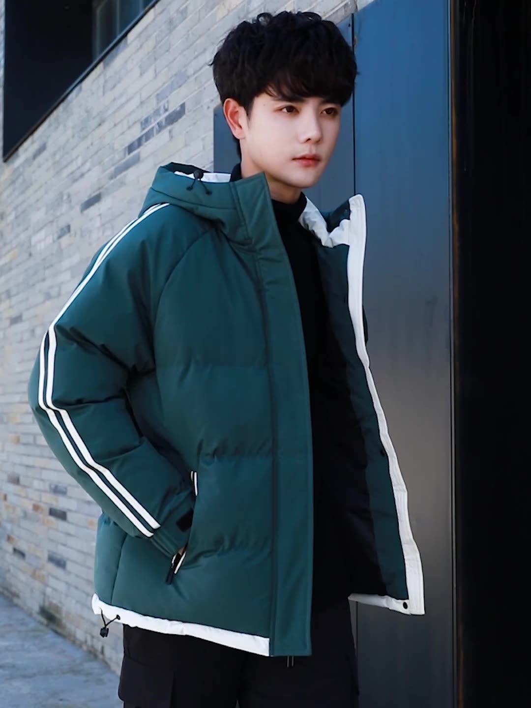 Puff Womens Down Jacket mens Parkers Winter Mid-Length Hooded Jacket Thick Warm Coats Cotton Coat Trend Cotton-padded Jackets Thickened Casual Warm Me