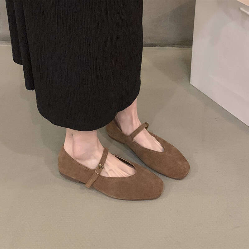 2024 Bailamos Spring New Brand Women Flats Round Toe Shallow Slip On Ladies Casual Ballet Soft Leather Eelgant Dress Shoes free shipping shoes