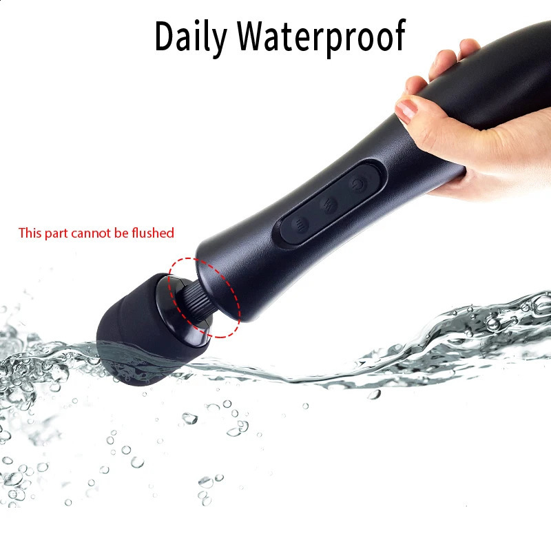 Powerful Magic Wand Vibrator for Women Big AV Body Massager G Spot Clitoris Stimulator USB Charging Adult Sex Toy 240914