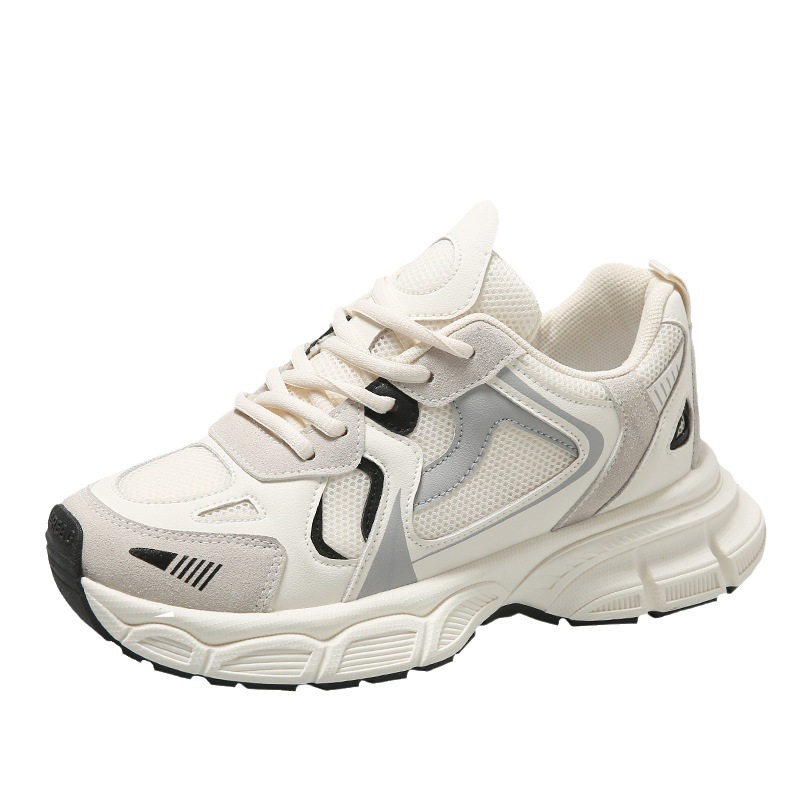 Women Sports Thick Sole Clunky Shoes Mesh Breathable Sneakers Versatile fashion