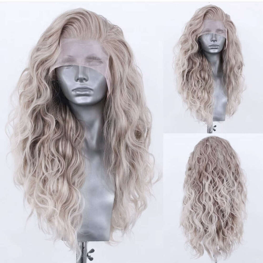 AIMEYA Blonde Wig For Women Ombre Color Lace Front Wigs Highlights Natural Looking Synthetic Hair Heat Resistant Daily Use