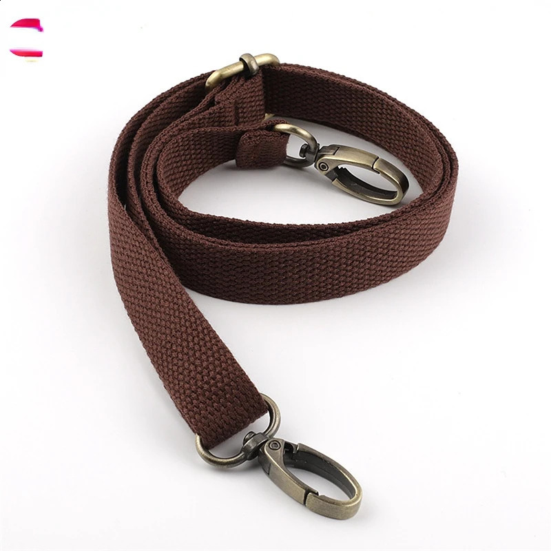 65-120cm Bag Strap Solid Color DIY Canvas Straps Adjustable Crossbody Bag Accessories Replacement Laptop Camera Shoulder Strap 240909