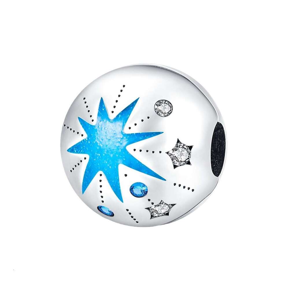 New 925 Sterling Silver Charm Flower Snowflake Starlight Safety Buckle Beads Fit Charms Silver 925 Original Bracelet DIY Jewelry Making For women Gift
