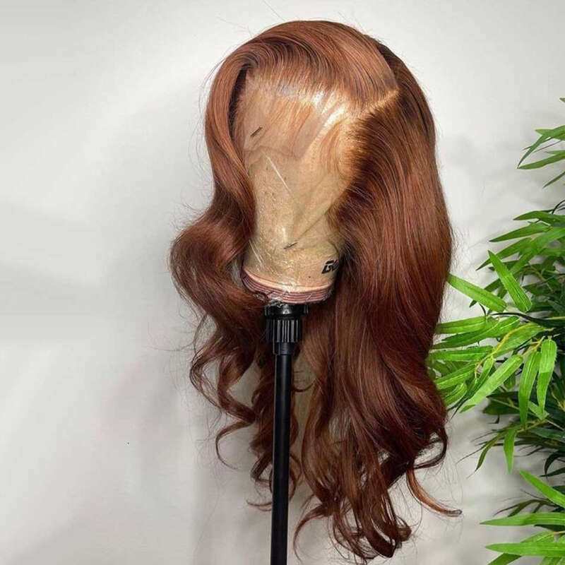 AIMEYA Dark Brown Wig Body Wave Lace Front Wigs For Women Heat Resistant Natural Haire Synthetic Hair