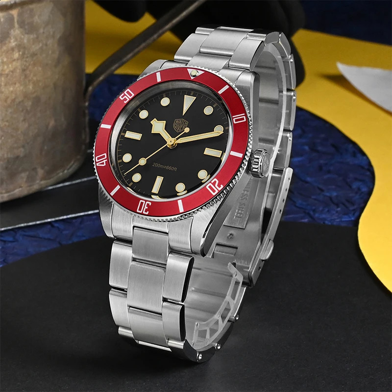 Watchdives WD7922 BB54 Watch VH31 Quartz Movement Sapphire Crystal 200m Waterproof Wristwatch Luminous 37mm Vintage Watches 240906
