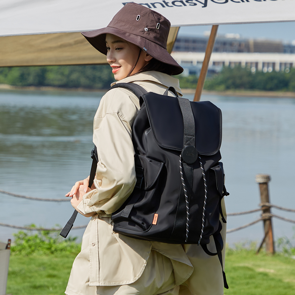 Mixi New 16'' Laptop Backpack Men Waterproof Lightweight Casual Travel School Bags Women Outdoors Rucack 17 Inch White M5228