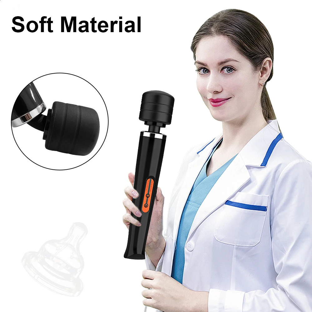 20 Speeds Powerful Vibrator AV Magic Wand Dildos Sex Toys For Women Couples Clitoris Stimulator G spot 2 Motor Toys for Adult 18 240914