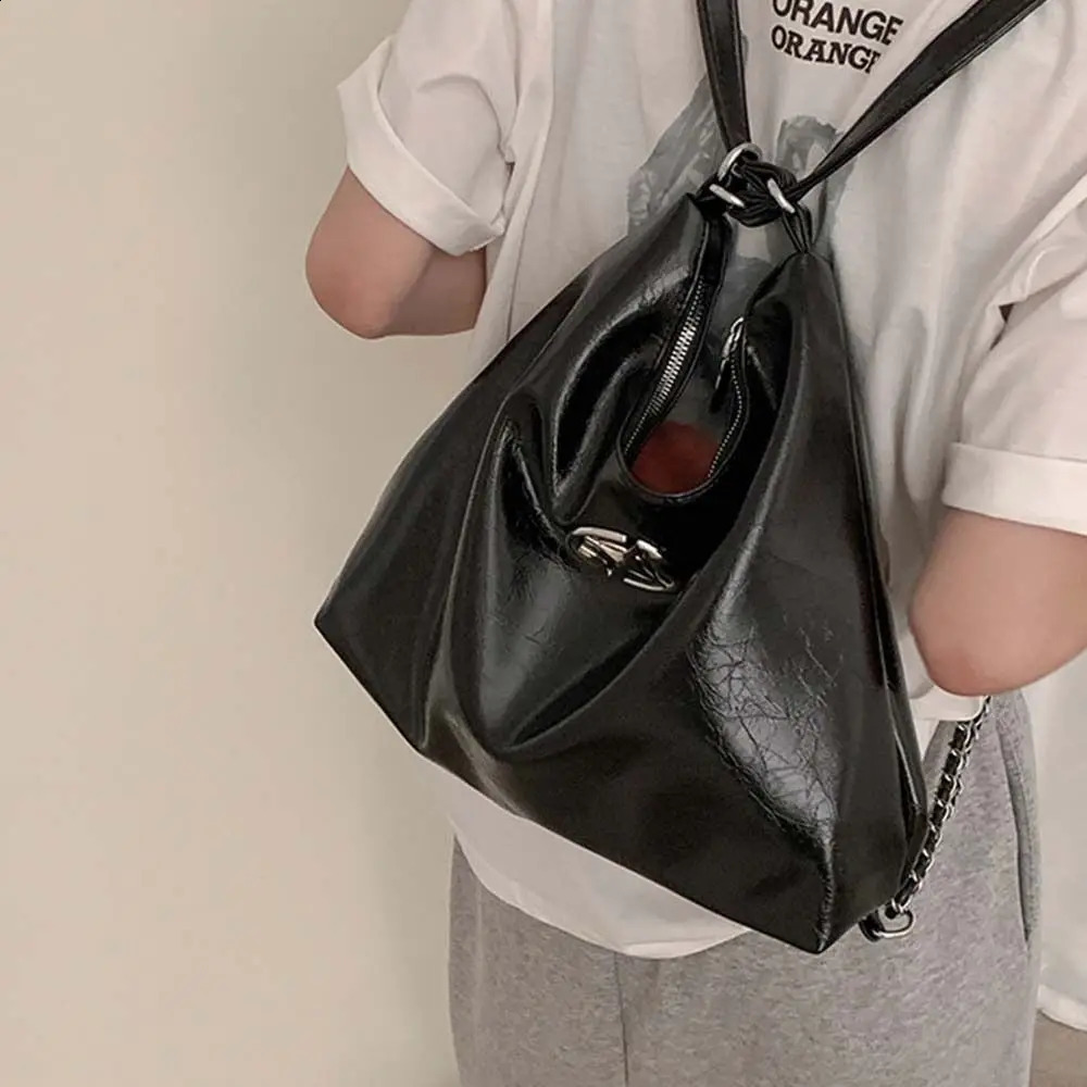Home>Products>Shoulder bag>PU handbag>Creative solid color Korean style dual-use bag 240912