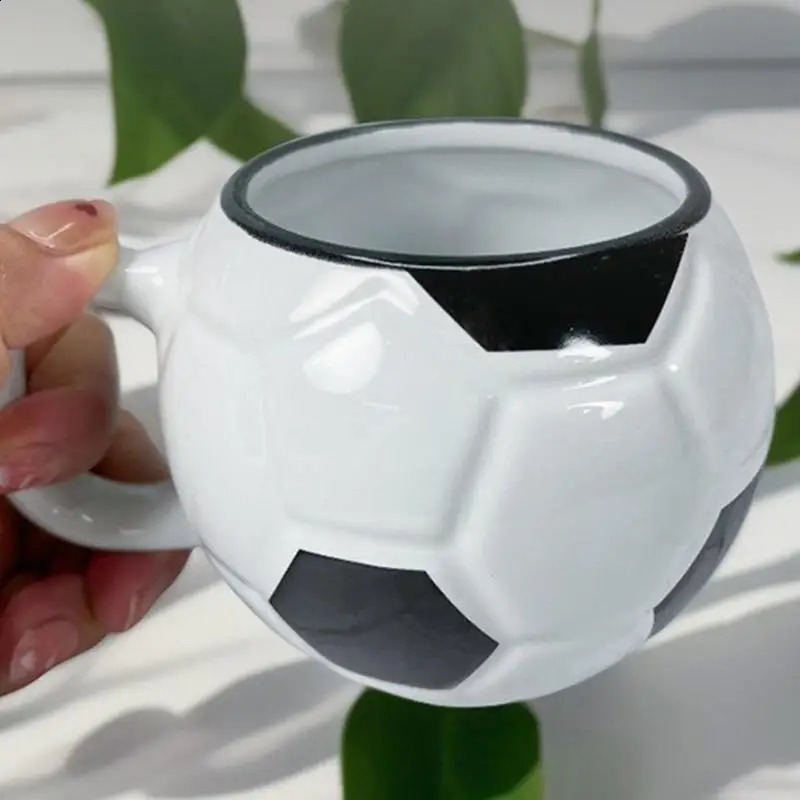 400ml Football Coffee Cup Funny Football Mug Coffee Mug Sports Mug Desk Decor Ceramic Mug Soccer Drinking Cup Large Capacity 240910