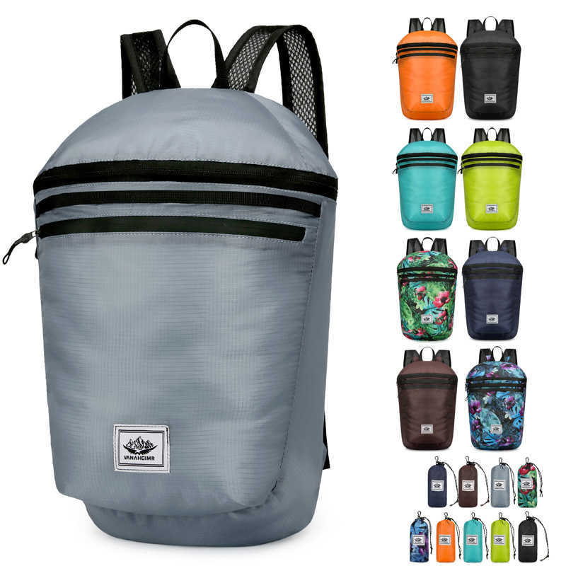 CMM Folding Bag Mens Colorful Outdoor Backpack Large Capacity Lightweight Versatile Travel Outdoor Cycling Sports Backpack