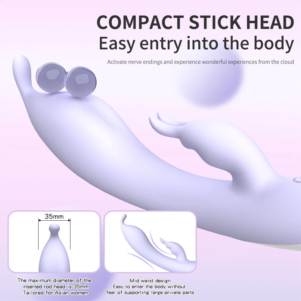 Rabbit vibrator female vaginal massager Clit stimulator Gspot dildo adult sex toy 240914