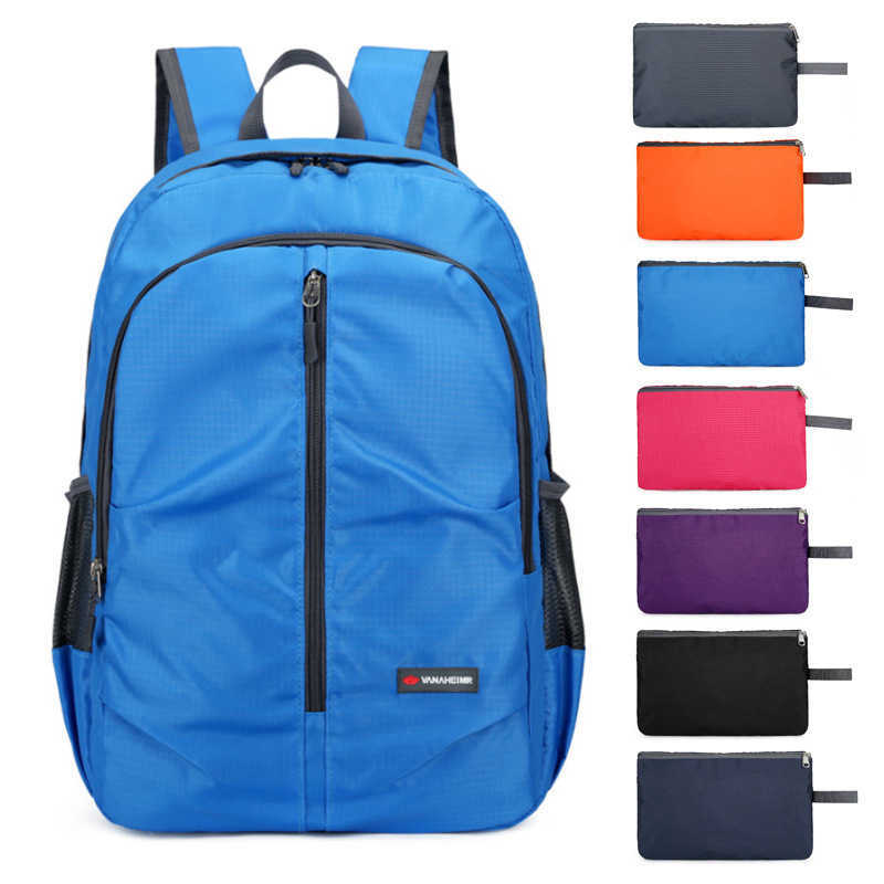 CMM Summer Backpack Outdoor Leisure Sports Backpack Lightweight Large Capacity Folding Bag