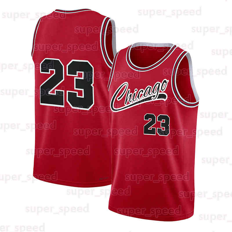 23 Red Men Baseball Basketball Jersey Chicago Classic Design 90s Breathable Embroidered Stitched Sleeveless Sports Shirt Clothing