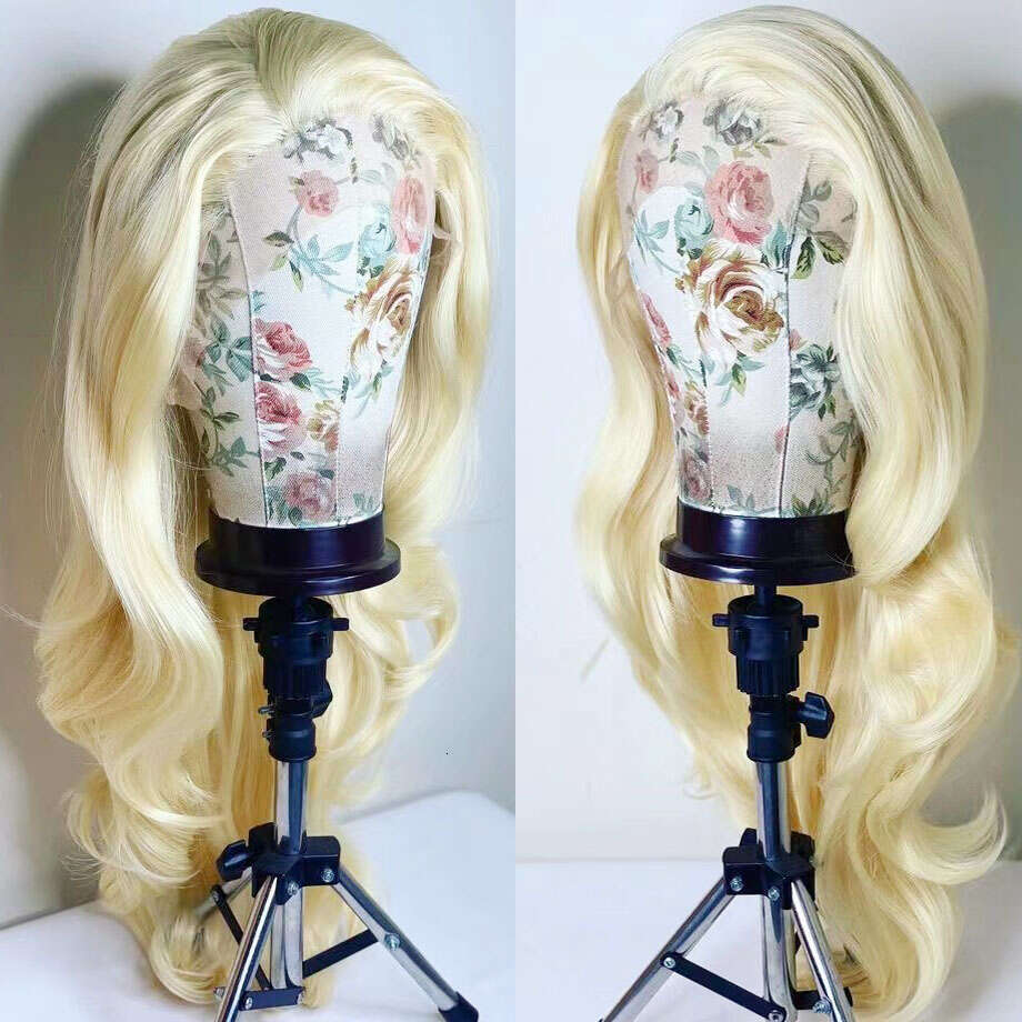 AIMEYA Platinum Long Natural Wave Lace Front Wig Heat Resistant Synthetic Hair Pink Blue Blonde Wigs For Women Daily Use Cosplay