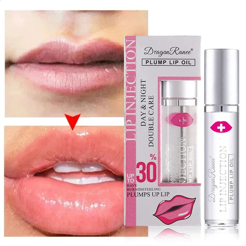 Instant Volumising Lip Plumper Oil Enhancer Gloss Plumping Serum Moisturizing AntiWrinkle Lipstick Sexy Care Makeup 240911