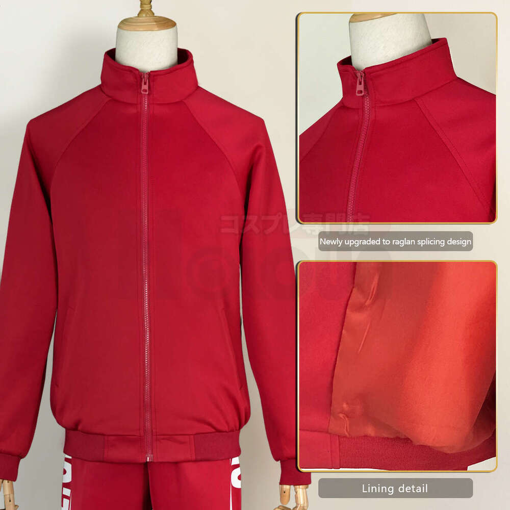 HOLOUN Haiky Anime Nma High School Uniform Kuroo Tetsuro Kozumekenma Cosplay Costume Embroidery Full-Zip Daily Tracuit