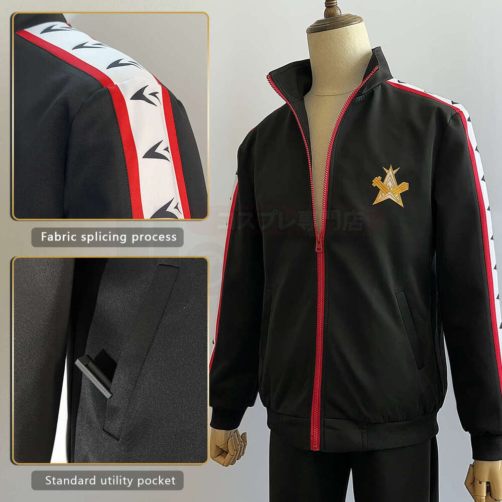 HOLOUN Free Anime Rin Matsuoka Sosuke Yamazaki Cosplay Costume Samezuka School Uniform Tracuit Daily Wear Embroidery Christmas