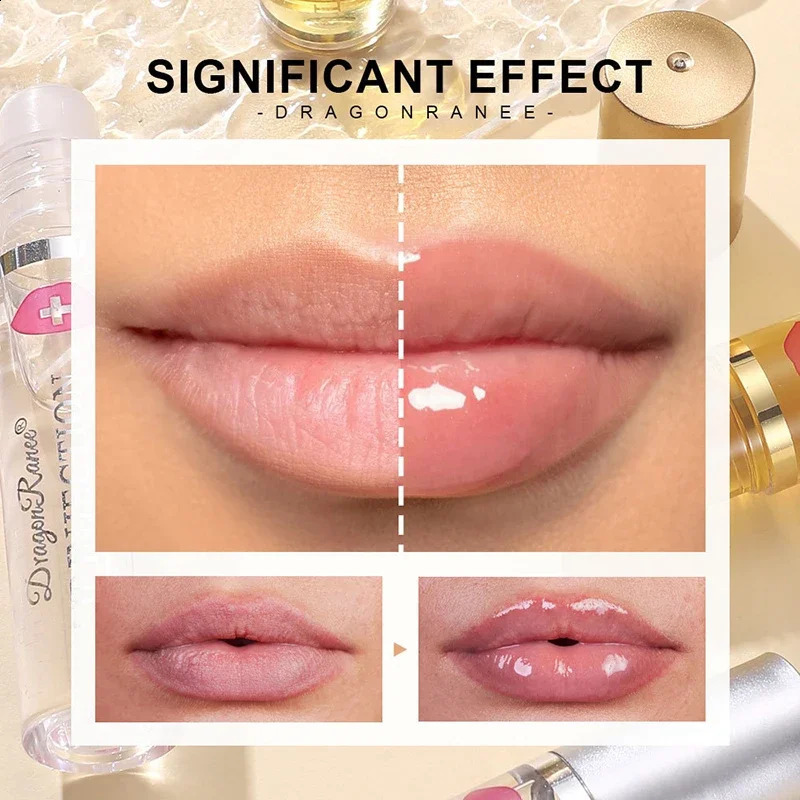 Instant Volumising Lip Plumper Oil Enhancer Gloss Plumping Serum Moisturizing AntiWrinkle Lipstick Sexy Care Makeup 240911