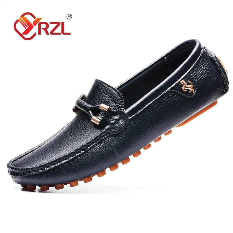 YRZL White Loafers for Men Size 48 Slip on Shoes Driving Flats Casual Moccasins for Men Comfy Male Loafers 240909