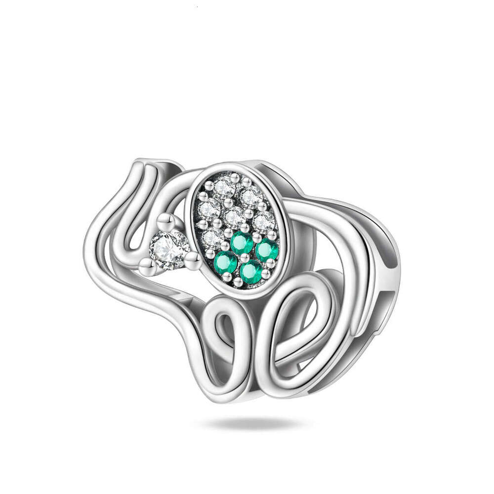 925 Sterling silver Charms firefly lily of the valley luminous pendant beads Fit Original Bracelet Necklaces DIY for women