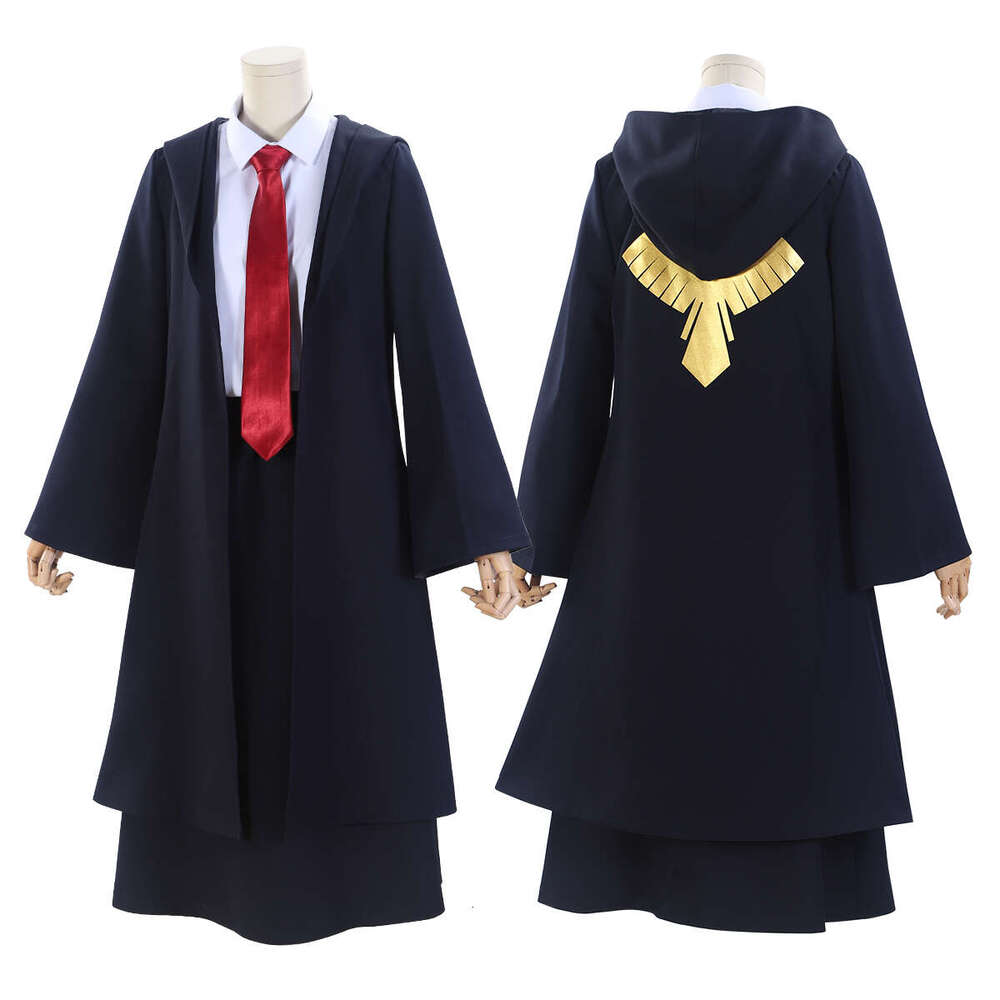 HOLOUN Mashle Anime Mash Lance Dot Finn Lemon Cosplay Costume Wig Cloak Cape Shirt Pants Skirt Tie Halloween