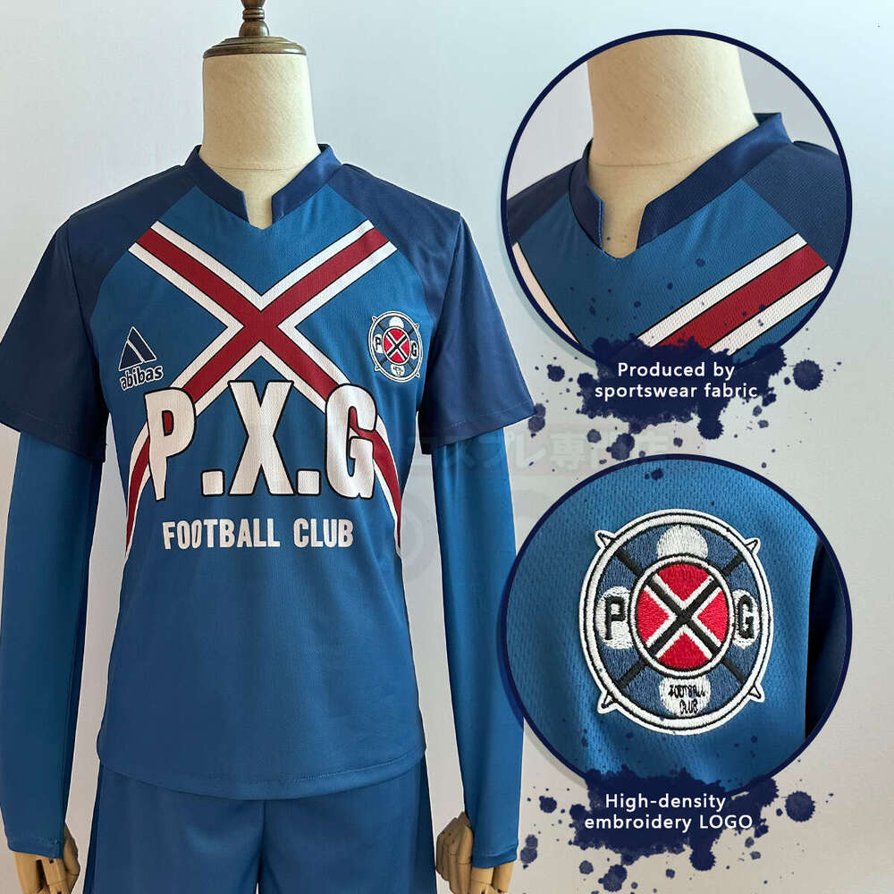 HOLOUN Blue Lock Anime Rin Itoshi Shidou Ryusei Charles Karasu Cosplay Costume P.X.G Jersey Wig Football Uniform